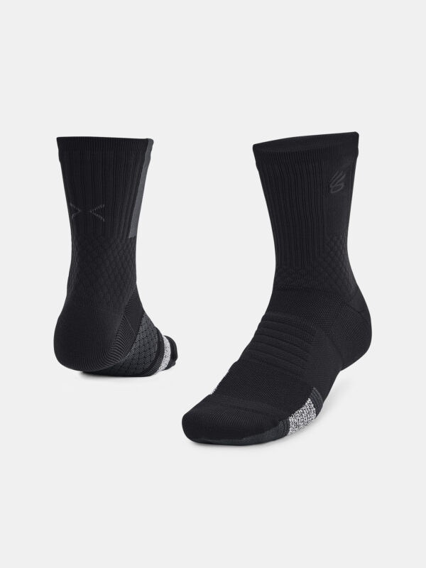 Under Armour Curry UA AD Playmaker 1p Mid-BLK Socks - Unisex