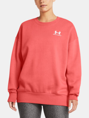 Under Armour Essential Fleece OS Crew-PNK Sweatshirt - Women