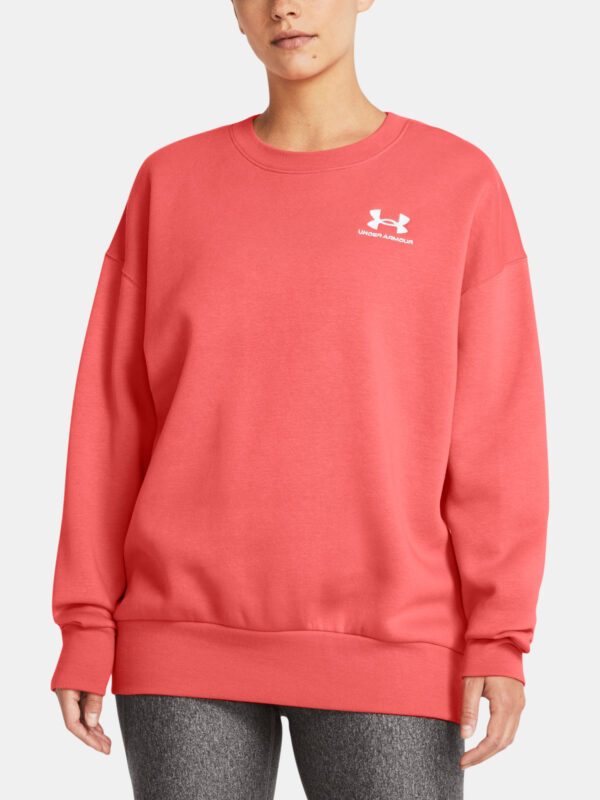 Under Armour Essential Fleece OS Crew-PNK Sweatshirt - Women