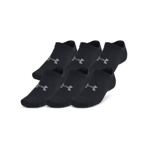Under Armour Essential No Show 6pk Black S-alacsony-ár