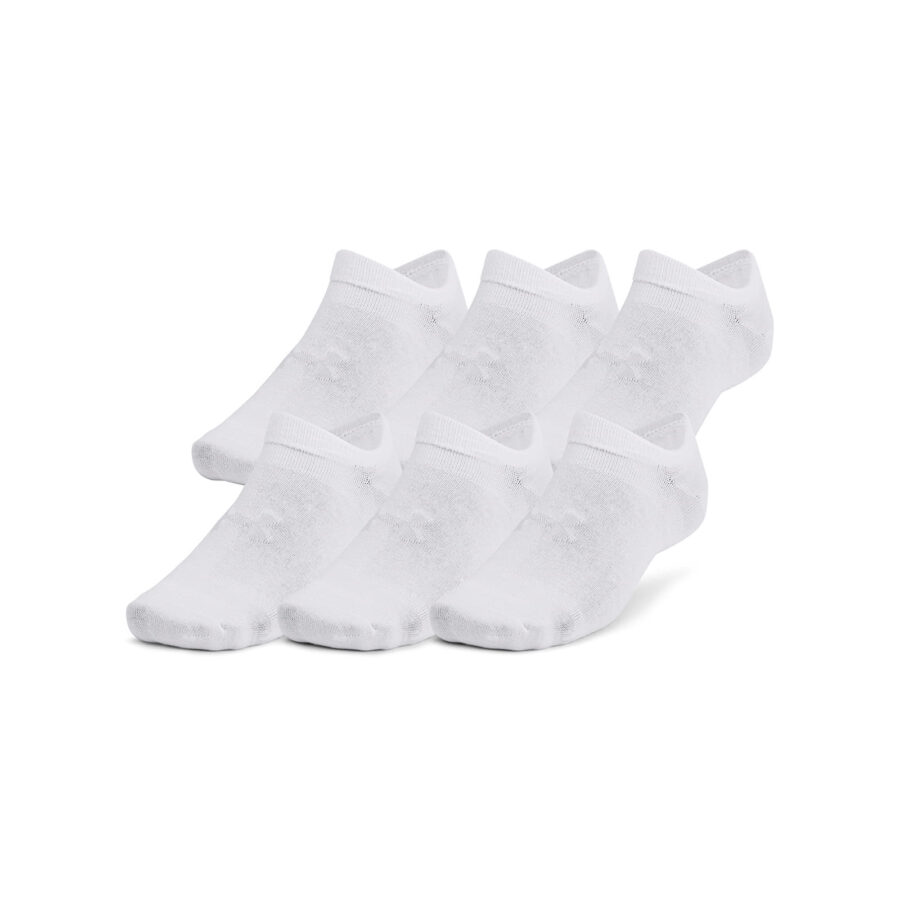 Under Armour Essential No Show 6pk White M-alacsony-ár