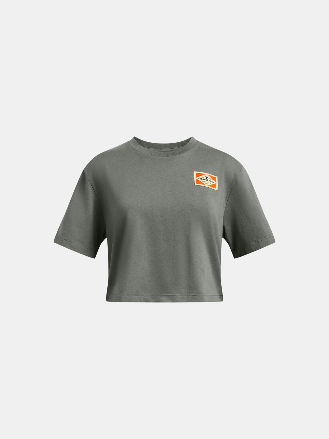 Under Armour Girls' T-shirt Pjt Rck Campus Crop SS - Girls