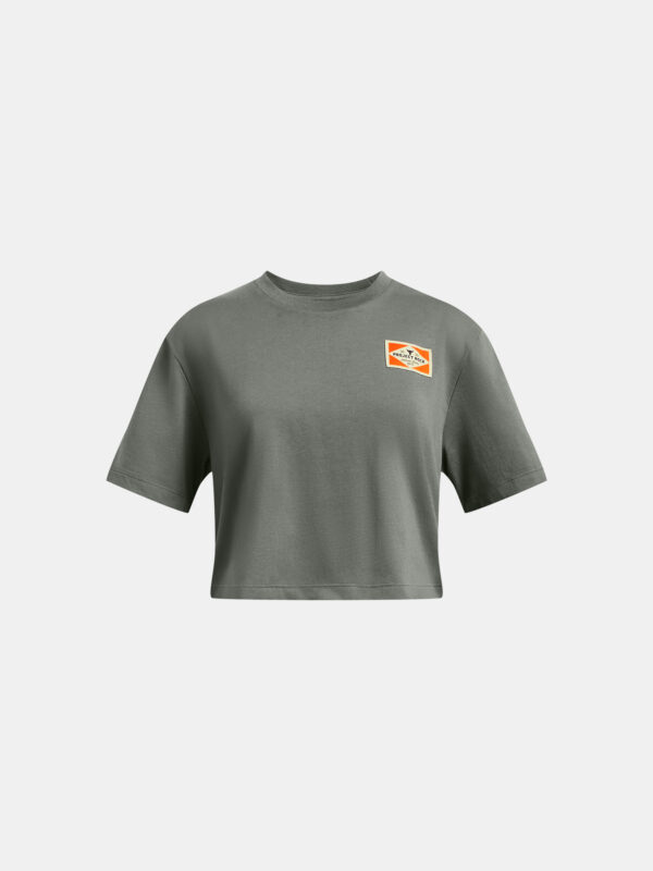Under Armour Girls' T-shirt Pjt Rck Campus Crop SS - Girls