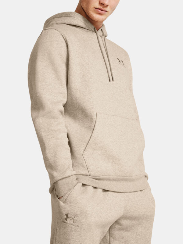 Under Armour Hoodie UA Essential Fleece Hoodie-BRN - Men's