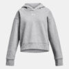 Under Armour Hoodie UA Rival Fleece Crop Hoodie-GRY - Girls