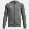 Under Armour Hoodie UA Rival Fleece FZ Hoodie-GRY - Boys