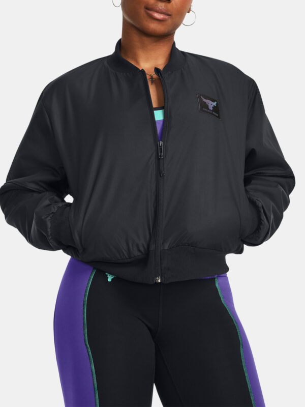 Under Armour Jacket Pjt Rck W's Bomber Jacket-BLK - Women's