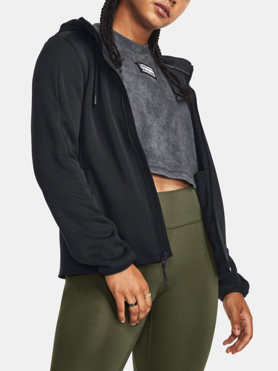 Under Armour Jacket UA ESSENTIAL SWACKET-BLK - Women
