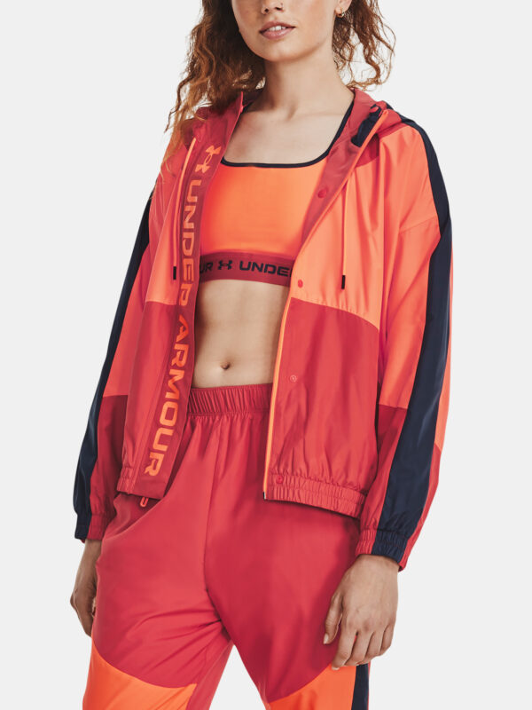 Under Armour Jacket UA Rush szőtt FZ Jacket-RED - Nők