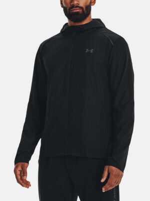 Under Armour Jacket UA STORM RUN HOODED JACKET-BLK - Men's