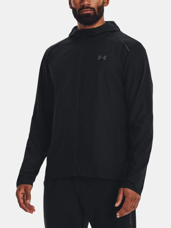 Under Armour Jacket UA STORM RUN HOODED JACKET-BLK - Men's