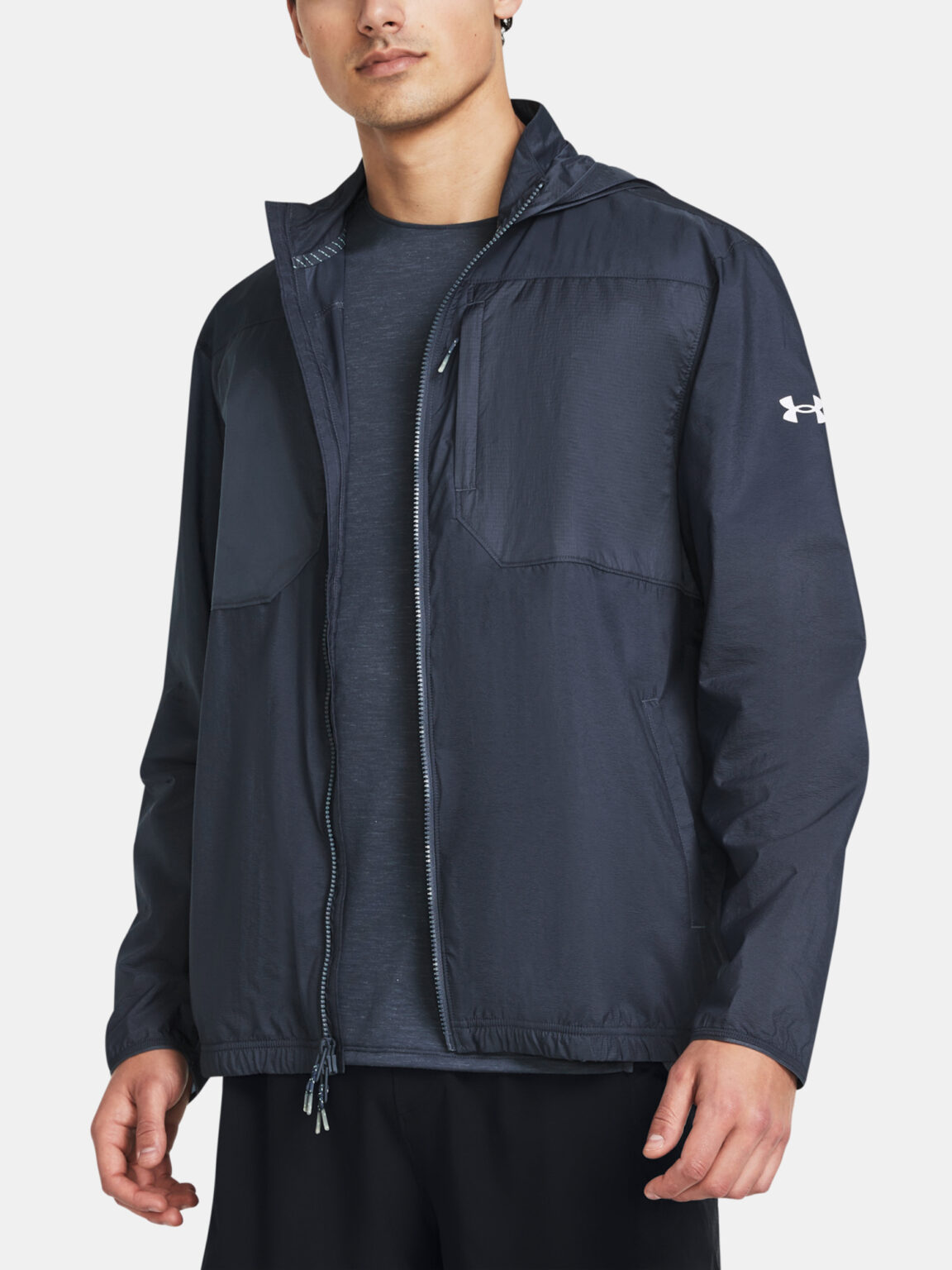 Under Armour Jacket UA TRAIL RUN JACKET-GRY - Men