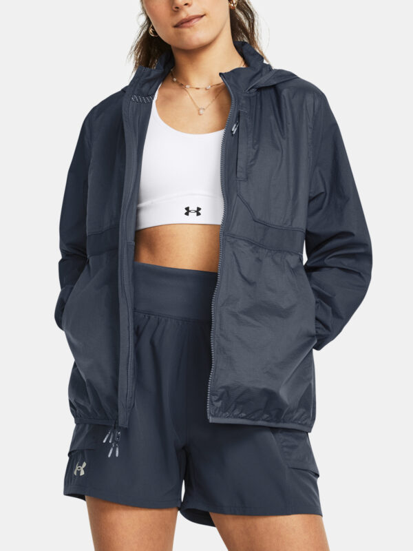 Under Armour Jacket UA Trail Run Jacket-GRY - Women