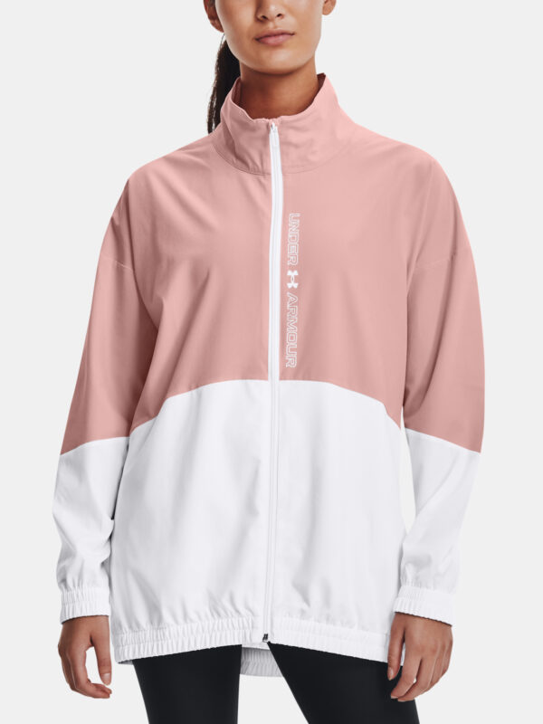 Under Armour Jacket Woven FZ Oversized Jacket-PNK - Női
