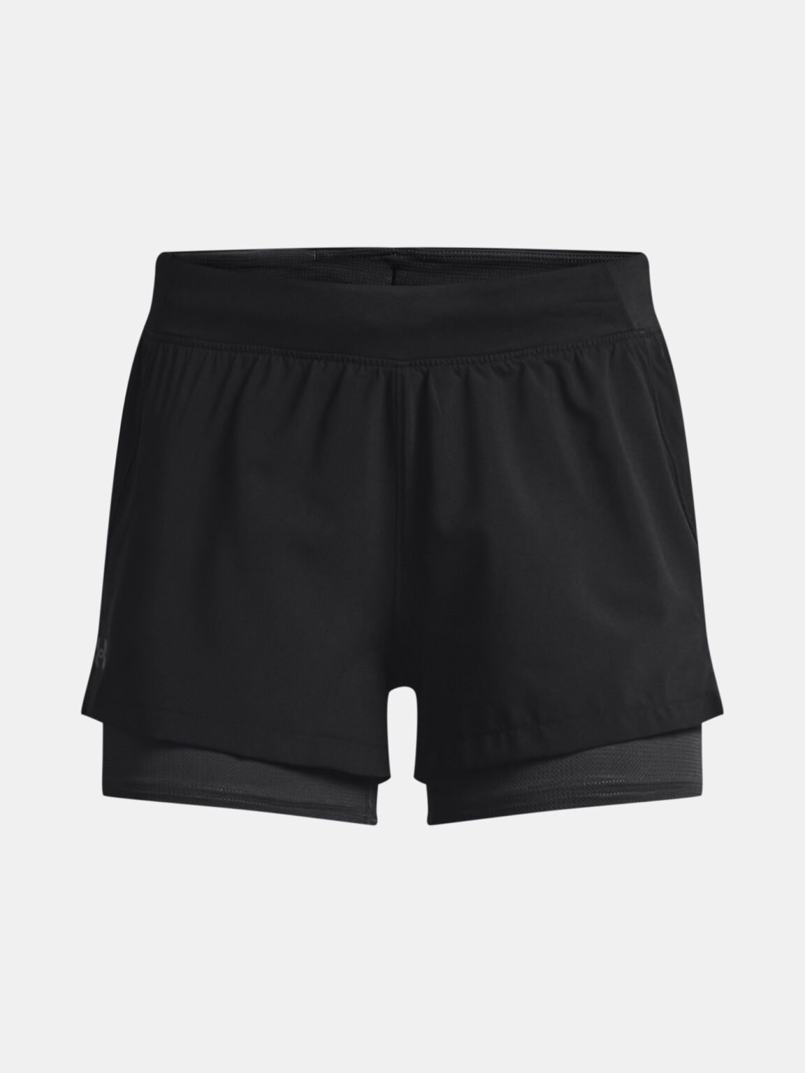 Under Armour Kraťasy UA IsoChill Run 2N1 Rövid-BLK