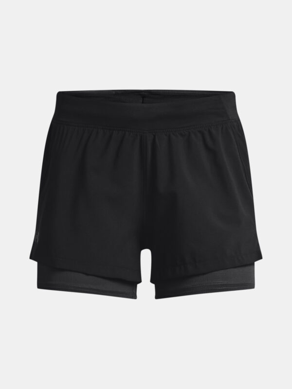 Under Armour Kraťasy UA IsoChill Run 2N1 Rövid-BLK