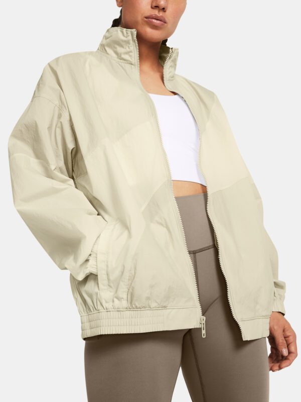 Under Armour Legacy Crinkle Jacket-BRN - Women