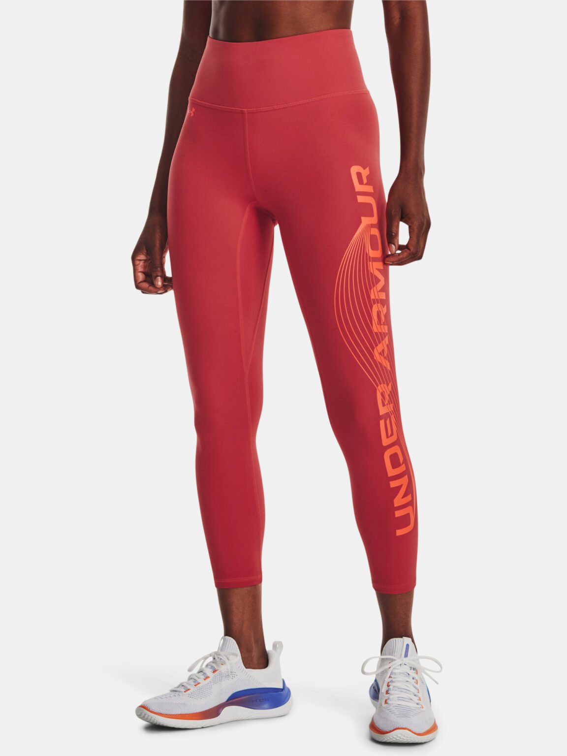 Under Armour Leggings Motion Ankle Leg Branded-RED - Women