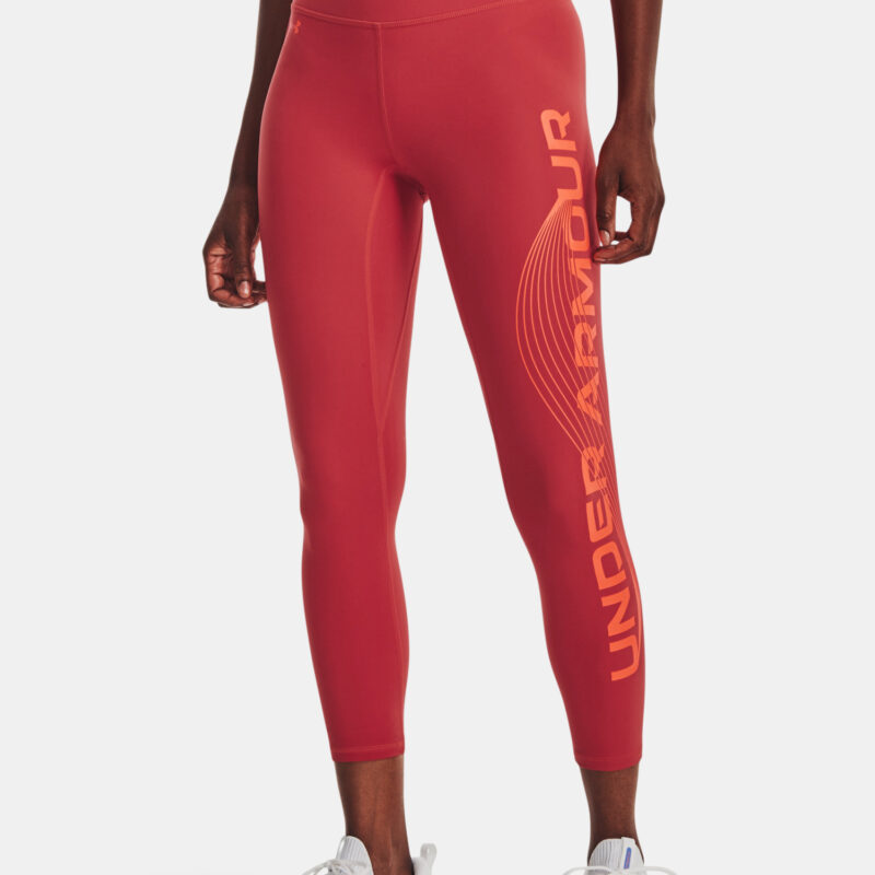 Under Armour Leggings Motion Ankle Leg Branded-RED - Women