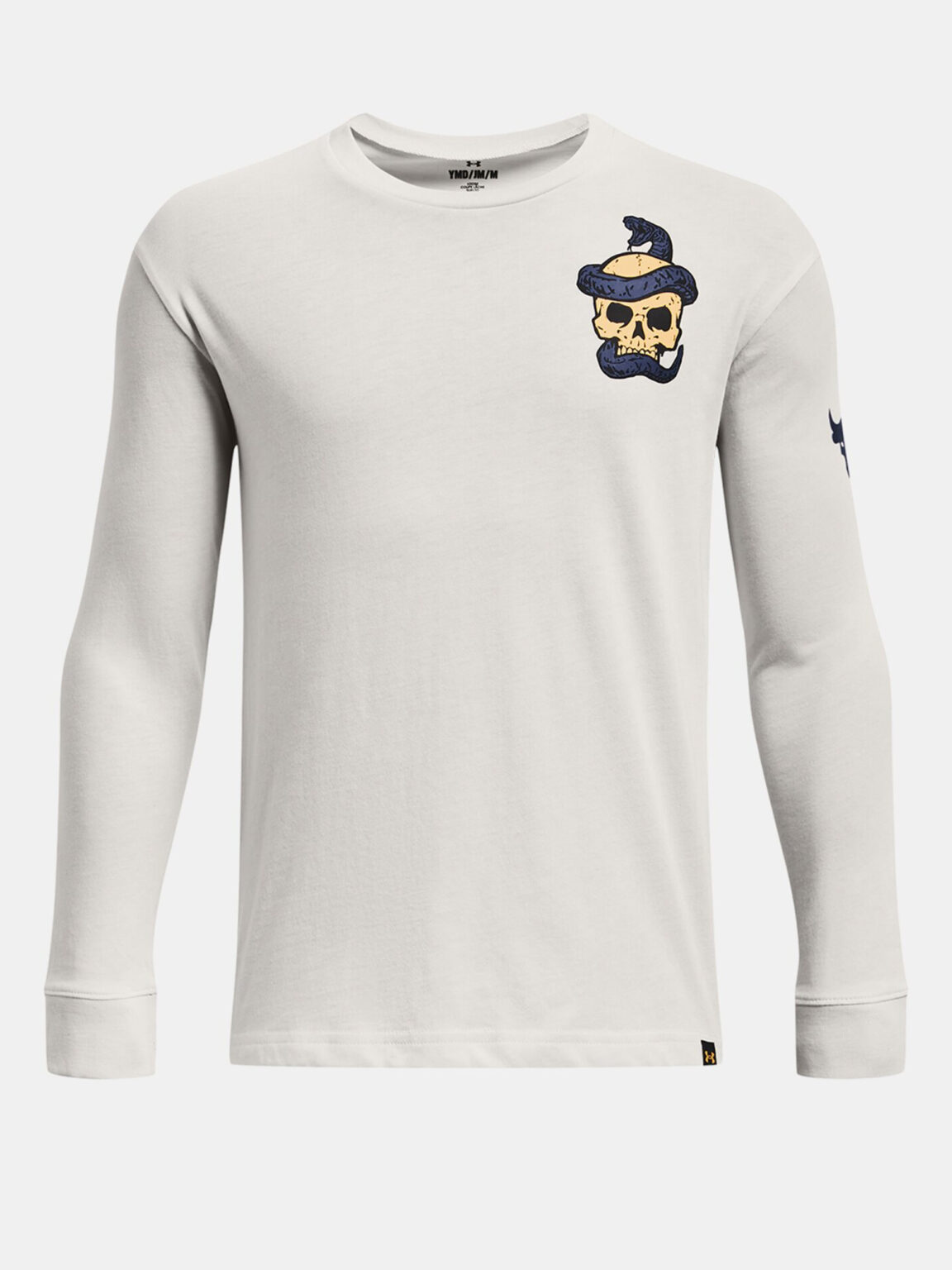 Under Armour Light Grey T-Shirt UA PJT ROCK COBRA LS