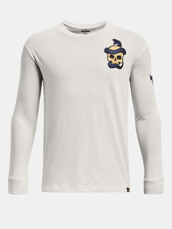 Under Armour Light Grey T-Shirt UA PJT ROCK COBRA LS