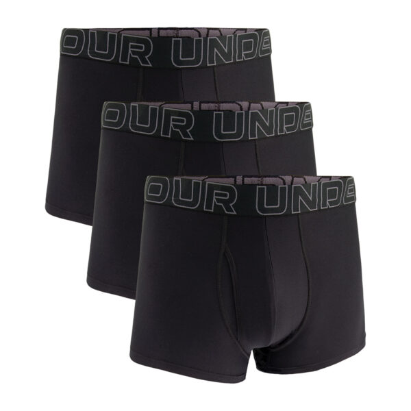 Under Armour M Perf Tech 3in 3-Pack Black L-alacsony-ár