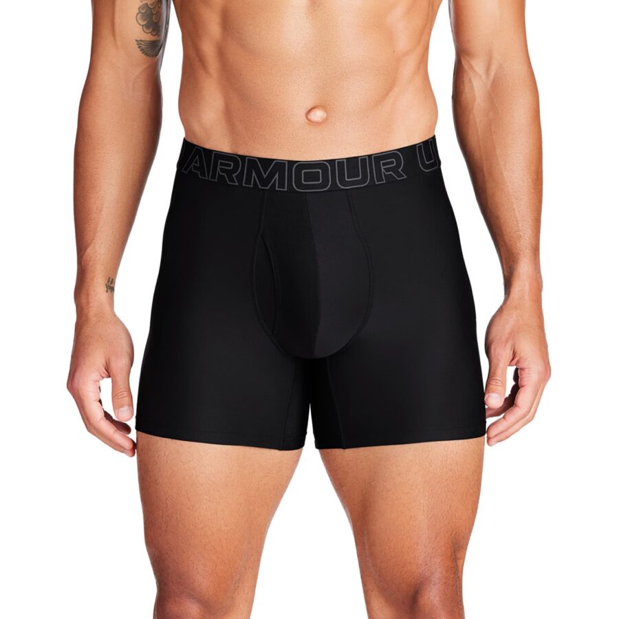 Under Armour M Perf Tech 6in 1-Pack Black S-alacsony-ár