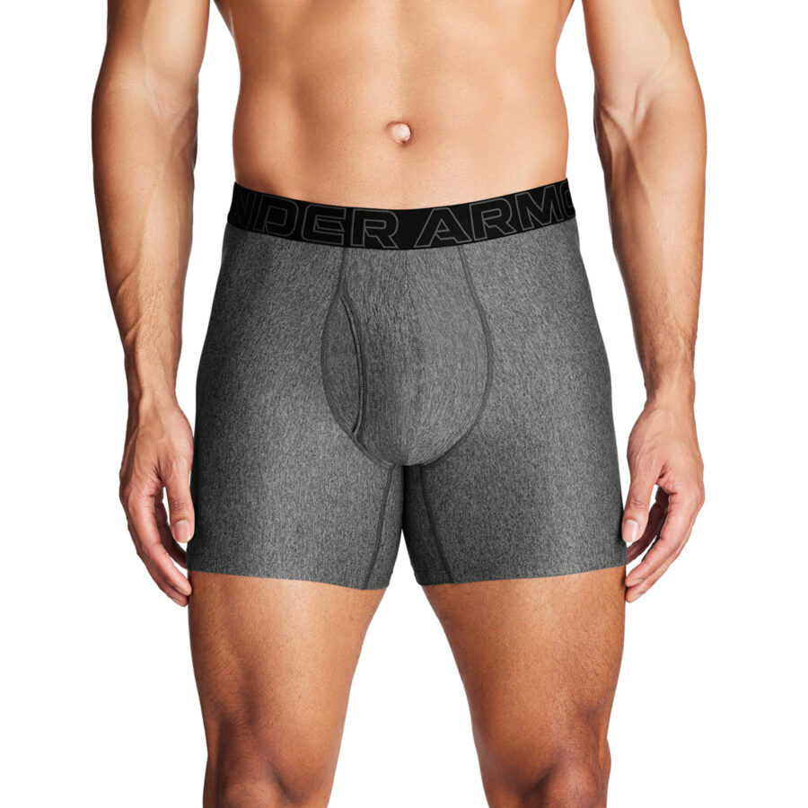 Under Armour M Perf Tech 6in 1-Pack Grey S-alacsony-ár