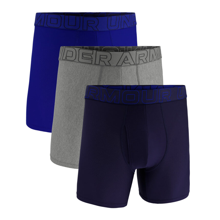 Under Armour M Perf Tech Mesh 6in 3-Pack Blue S-alacsony-ár