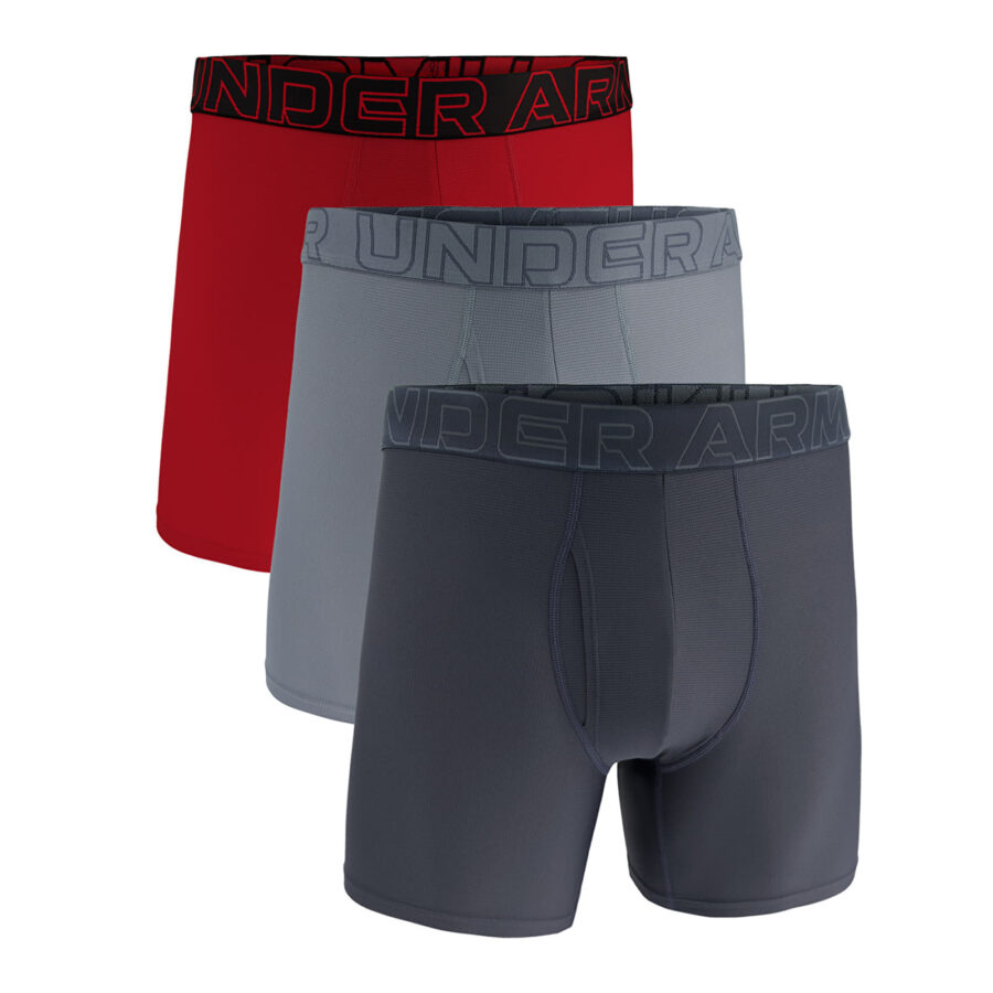Under Armour M Perf Tech Mesh 6in 3-Pack Grey XS-alacsony-ár