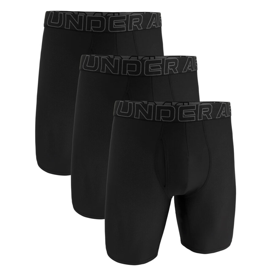 Under Armour M Perf Tech Mesh 9in 3-Pack Black XXXL-alacsony-ár