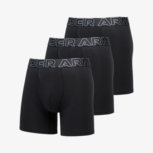 Under Armour M Performance Cotton 6in 3-Pack Black XL-alacsony-ár