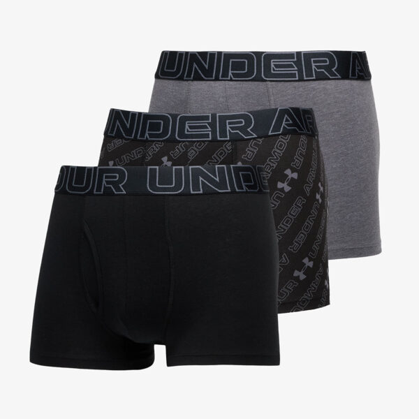 Under Armour M Performance Cotton Nov 3in Black S-alacsony-ár