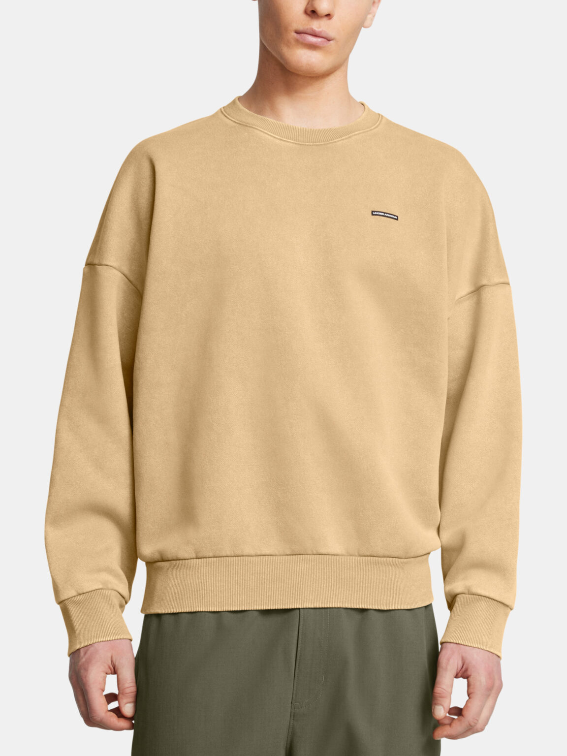 Under Armour Men's sweatshirt UA Icon HWT Flc Wash OS Crew - Men's
