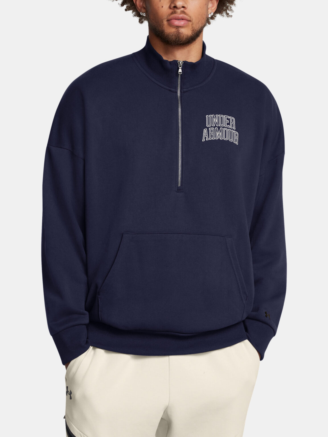 Under Armour Men's sweatshirt UA Icon HWT Terry OS 1/2 Zip - Men's