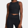 Under Armour Meridian Rib Crop Tank Top - BLK - Women
