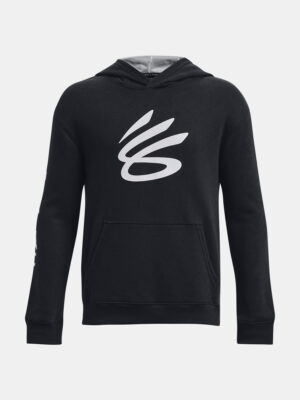 Under Armour Mikina Curry Boys Splash Hoodie-BLK - Kluci