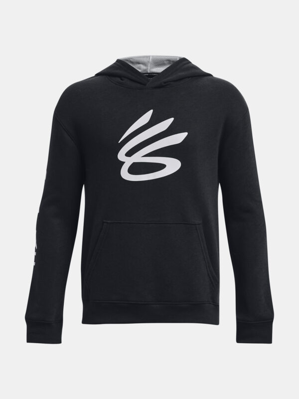 Under Armour Mikina Curry Boys Splash Hoodie-BLK - Kluci