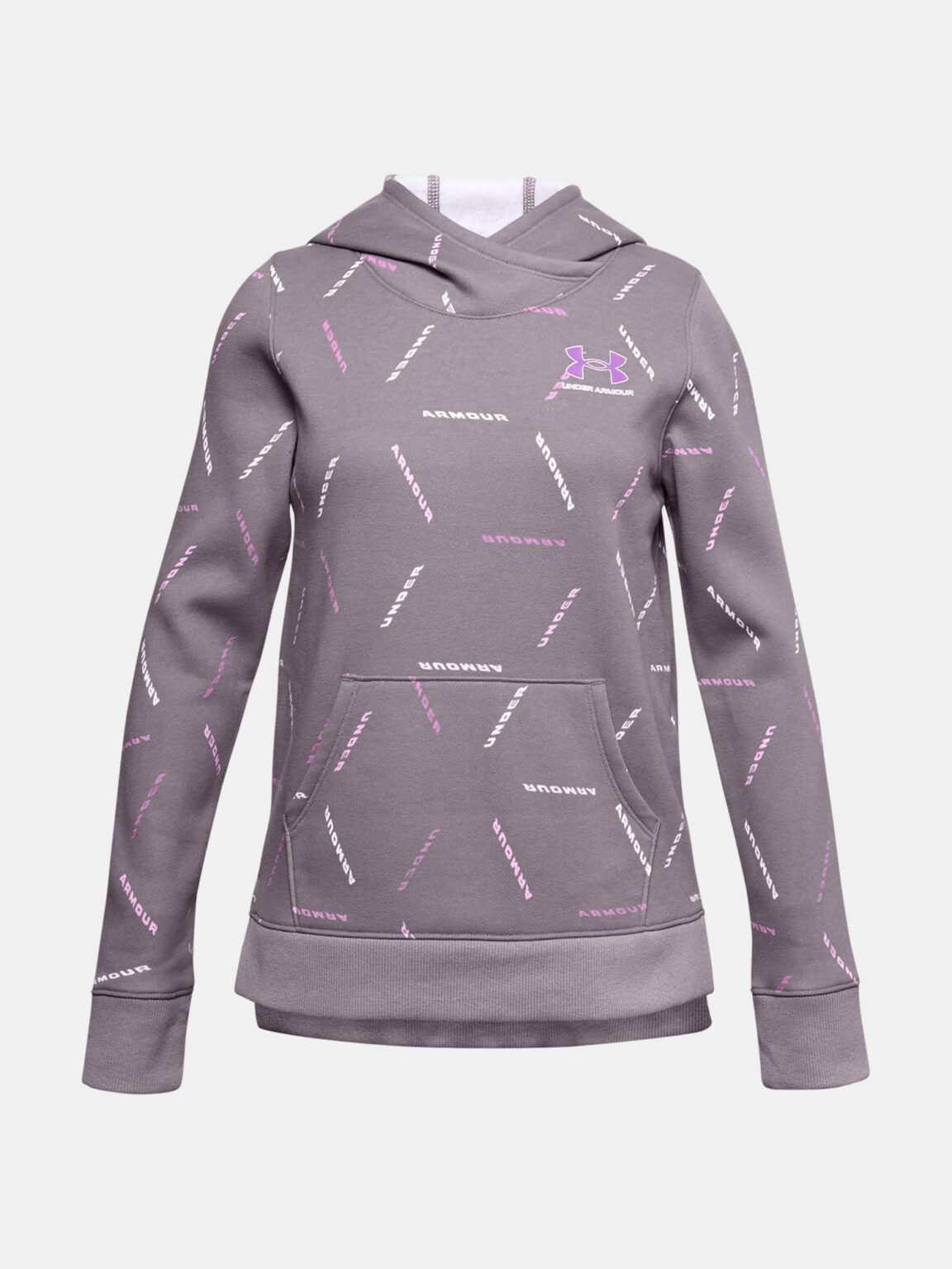 Under Armour Mikina Rival Gyapjú nyomtatott kapucnis pulóver
