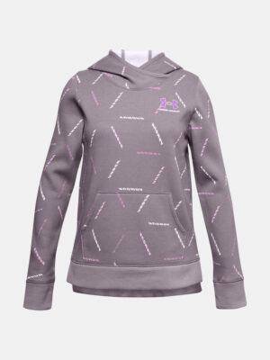 Under Armour Mikina Rival Gyapjú nyomtatott kapucnis pulóver