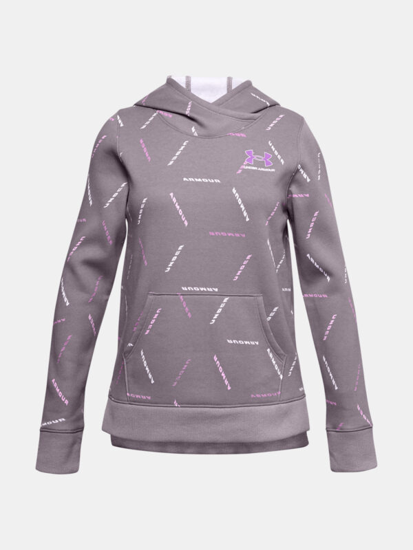 Under Armour Mikina Rival Gyapjú nyomtatott kapucnis pulóver