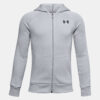 Under Armour Mikina Ua Rivális Cotton Fz Hoodie-Gry