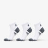 Under Armour Performance Cotton 3-Pack QTR Socks White M-alacsony-ár