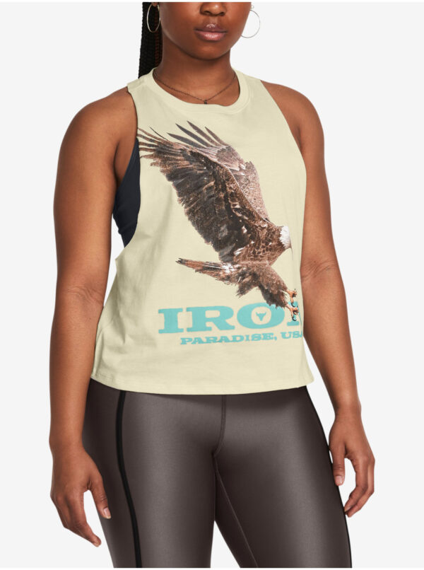 Under Armour Pjt Rck Balance Tank Light Brown Sports Tank Top