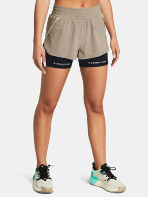 Under Armour Pjt Rck Flex Short Women's Light Brown Sports Shorts