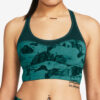Under Armour Pjt Rck LG LL Infty Pt Bra Dark Green Sports Bra