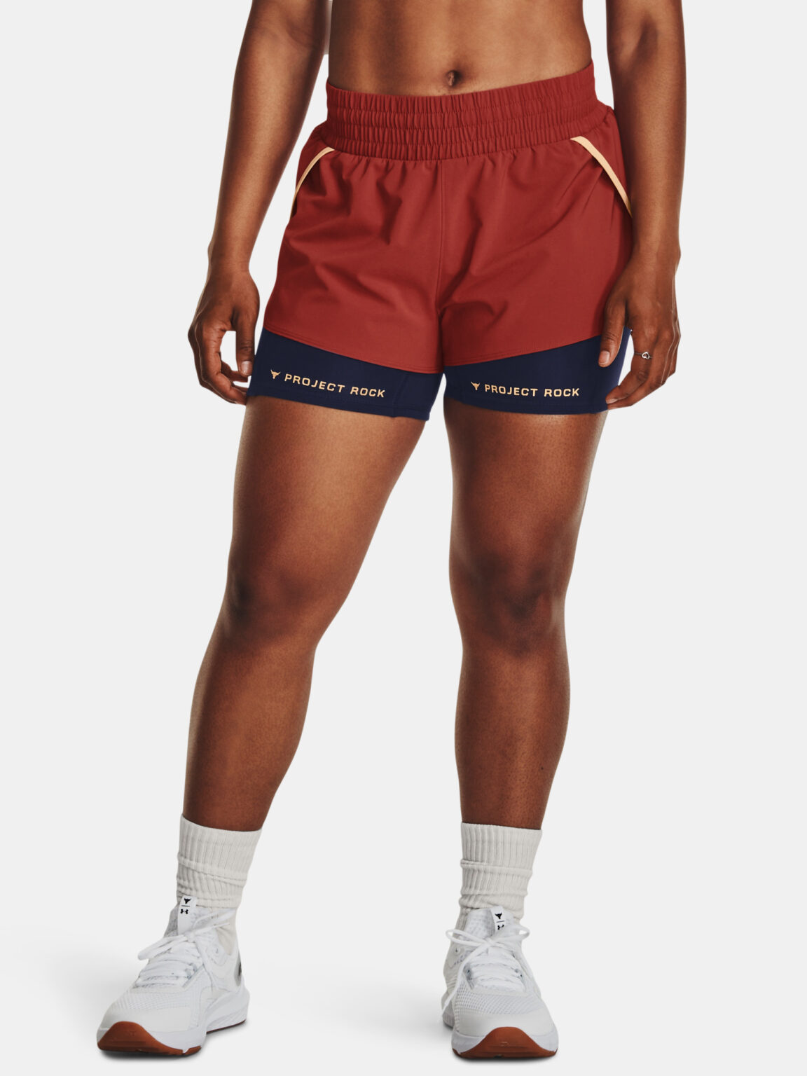 Under Armour Project Rock Flex Red Women's Shorts