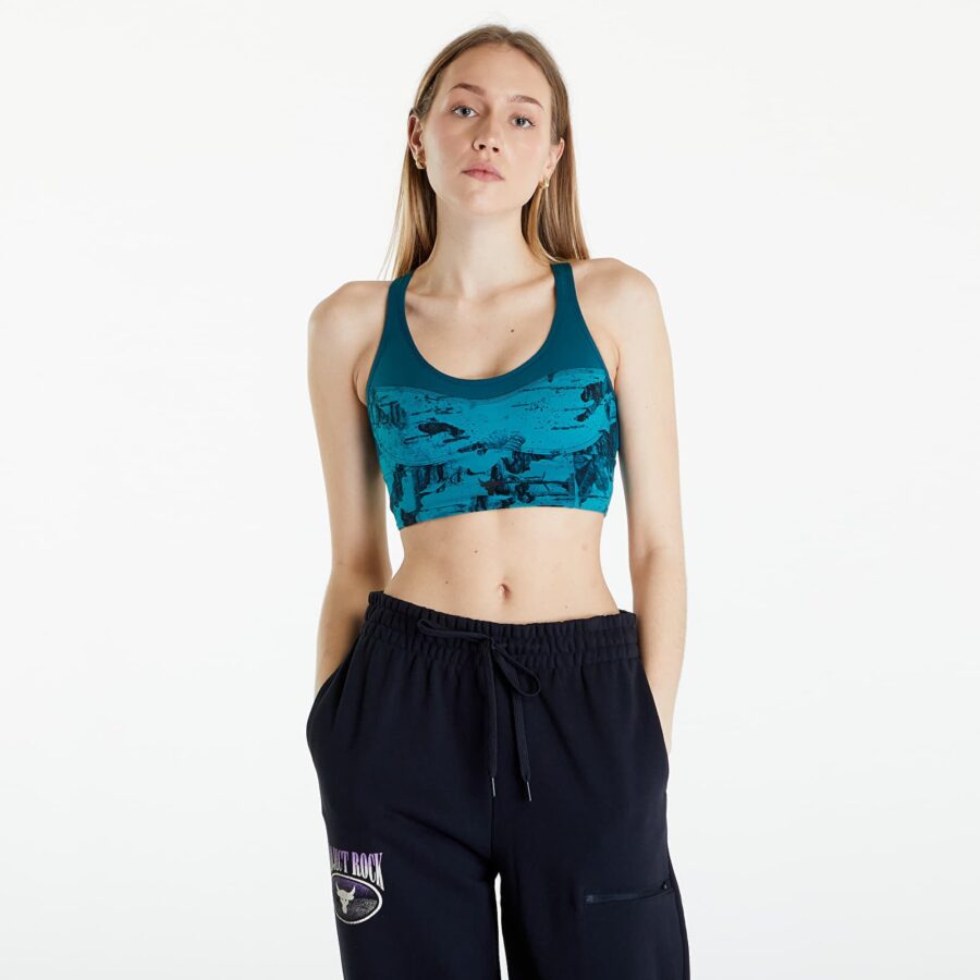 Under Armour Project Rock Infty Bra Green XS-alacsony-ár