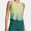 Under Armour Project Rock State of Mind Tnk Women's Yellow-Green Tank Top