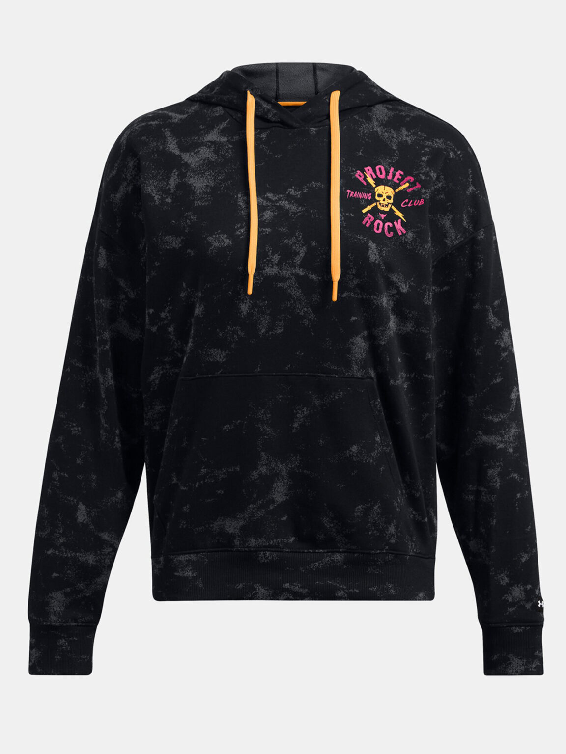 Under Armour Project Rock Terry Underground Hoodie Black Women's Patterned Hoodie